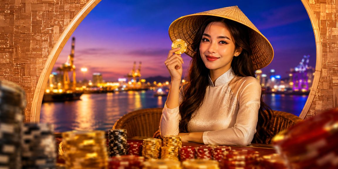 Truy cập dịch vụ thanh toán hk15 tại Hải Phòng với hình ảnh cây nón lá