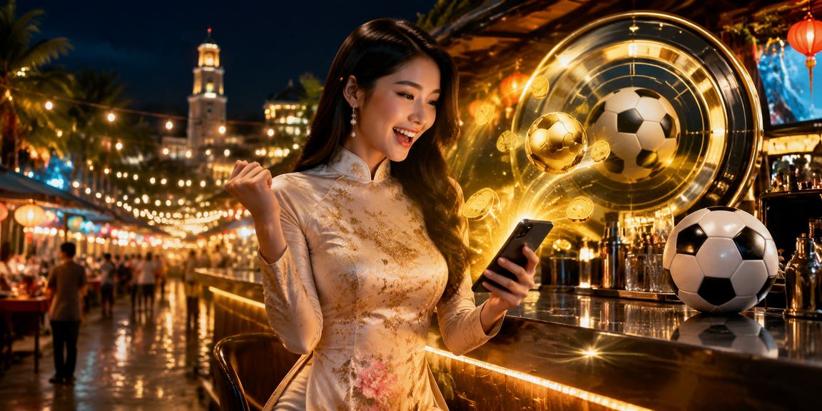 Cá cược bóng đá tại Phú Quốc với trang phục Áo dài truyền thống